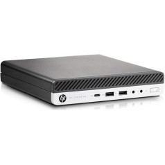 HP EliteDesk 800 G3 Desktop Mini Intel Quad Core i5 7500 256GB SSD cietais disks 8GB atmiņa Windows 10 Pro Mini dators (atjaunots)