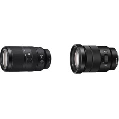 Sony E 70-350mm f/4.5-6.3G OSS | APS-C, super telefoto tālummaiņas objektīvs (SEL70350G) un SELP-18105G jaudīgais tālummaiņas objektīvs