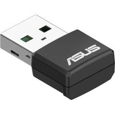 USB-AX55 Nano AX1800 Dual Band WiFi 6 USB adapteris (līdz 1800 Mb/s, OFDMA, MU-MIMO, BSS Coloring, 4K UHD straumēšana)