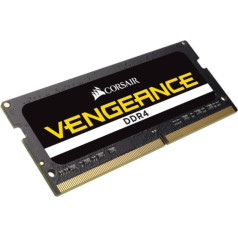 Corsair Vengeance SODIMM 16GB (2x8GB) DDR4 2666MHz CL18 zibatmiņas moduļi portatīvajiem datoriem (piemērots Intel Core™ i5 un i7 procesoru 6. paaudzes procesoriem), melns (Schwarz)