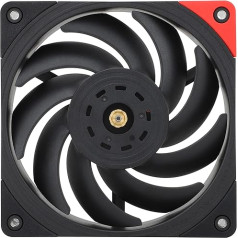 Thermalright TL-B12 Extreme 120mm Black CPU Fan, Computer Case Fan, 4pin PWM PC Fan, Industrial Quality PWM Fan, 3150RPM, Cooling Fan, for Dual Ball Bearing CPU Fans