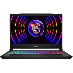 MSI Katana 15 Gaming Notebook, 15,6 collas, Intel Core i7-13620H, 16 GB DDR5 RAM, RTX 4060, Windows 10 Home, Black