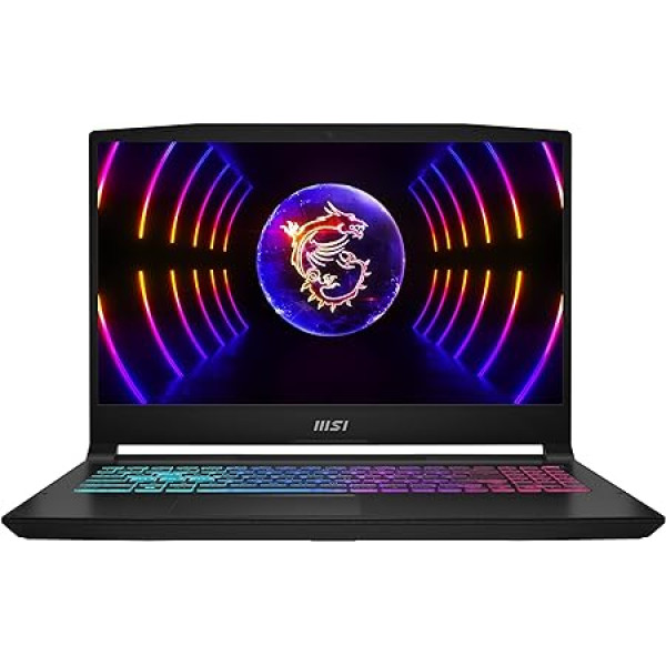 MSI Katana 15 Gaming Notebook, 15.6 Inches, Intel Core i7-13620H, 16 GB DDR5 RAM, RTX 4060, Windows 10 Home, Black