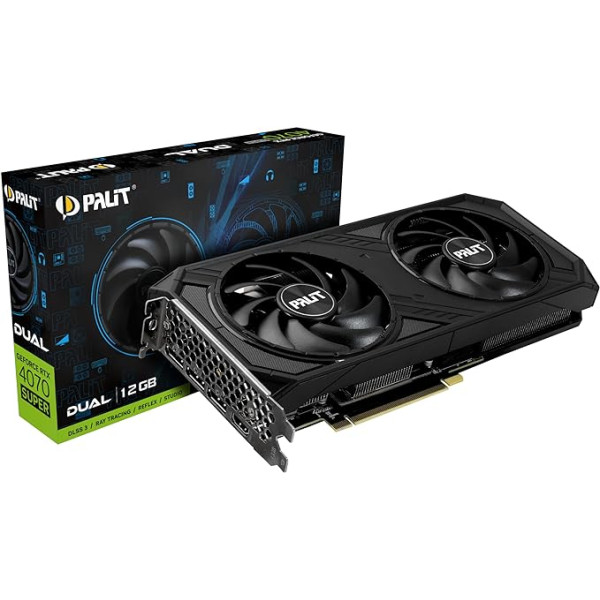 Palit GeForce RTX 4070 Super Dual NVIDIA 12 Go GDDR6X