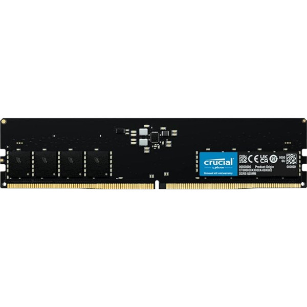 Crucial RAM 16 GB DDR5 4800 MHz CL40 galddatora atmiņa CT16G48C40U5