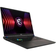 MSI Vector 17 HX A14VFG-234XES Gaming-Laptop, 17 Zoll, 16:10 QHD+ 240 Hz (Intel Core i7-14700HX, 32 GB RAM, 1 TB SSD, RTX 4060-8 GB, bez atbalsta sistēmas) Cosmos Gray, spāņu QWERTY-Tastatur