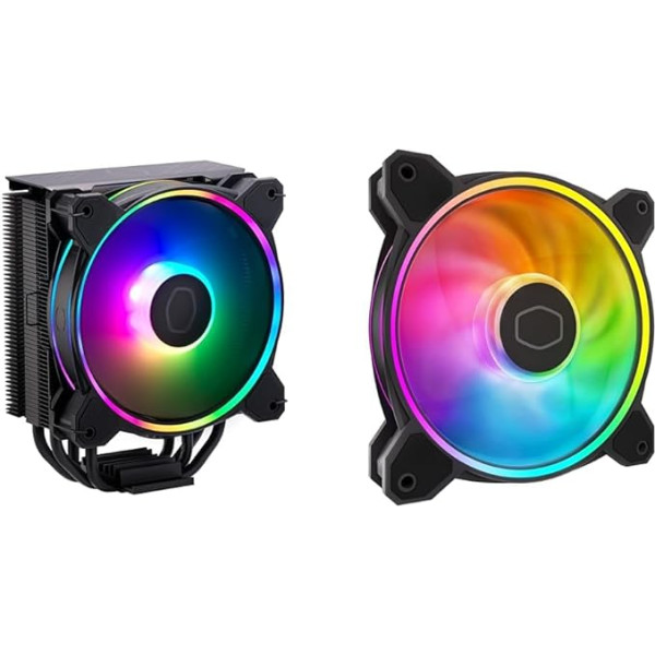 Cooler Master Hyper 212 Halo CPU gaisa dzesētājs + MasterFan MF120 Halo2 ARGB