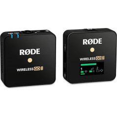 RØDE Wireless GO II Single Ультракомпактная беспроводная двухканальная микрофонная система со встроенным микрофоном, встроенной функцией записи и д