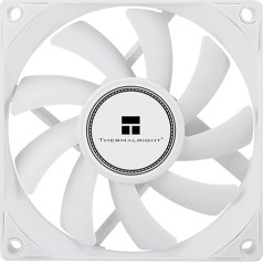 Thermalright TL-8015W White CPU Fan with High Speed 2200 RPM, 80 mm Quiet PWM Fan, Computer Case Fan for S-FDB Bearings