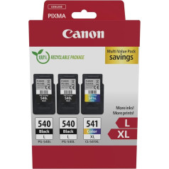 Canon Originaltinte PG-540XL x 2 / CL-541XL (3 krāsas; 2X Schwarz XL + 1x Farbe XL) - multipakete