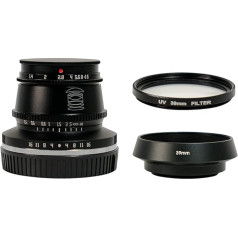 TTArtisan 35mm F1.4 APS-C platleņķa objektīvs Nikon Z-Mount kamerām Black Z6 Z7 ZFC