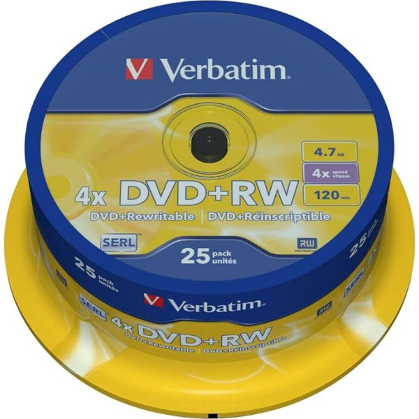 DVD+RW 4X. 4,7 GB Prekės ženklas