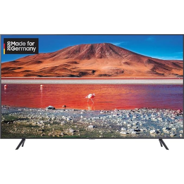 Samsung TU7079 125 cm (50 collu) LED televizors, Ultra HD, HDR 10+, trīskāršs uztvērējs, Smart TV, 2020. gada modelis