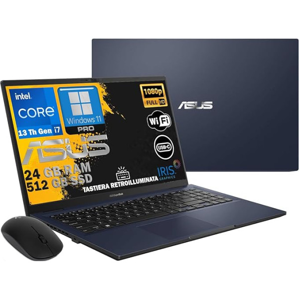 Asus Vivobook Notebook, SSD M.2 Nvme PCI 512GB, CPU Intel N4020 iki 2.8GHz, 8GB ddr4, ekranas 15.6 HD, antirefleksinis, WiFi, 4 USB, BT, HDMI, Webcam, Win 10 Pro, paruoštas naudoti Gar. Italija