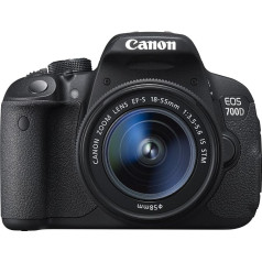 Canon EOS 700D spoguļkameras melna 18-55 mm IS STM 18MP 3.0 Touch LCD FHD