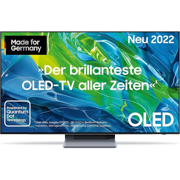 Samsung OLED televizors GQ65S95BATXZG (vācu modelis), integrēta Alexa, Dolby Atmos, 