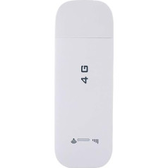 4G LTE USB modems, Pocket Mobile WiFi Hotspot Stick Bezvadu USB tīkla adapteris WiFi maršrutētājs ar iebūvētu 4G / 3G + WiFi antenu, atbalsta 100Mbps IEEE 802.11b standartu