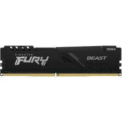 Kingston FURY Beast 8GB 3733MHz DDR4 CL19 Desktop Memory Single Module KF437C19BB/8