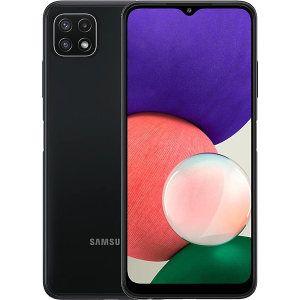 Samsung Galaxy A22 5G, bez SIM kartes, 6,6 collu, 64 GB, Android mobilais tālrunis, pelēks