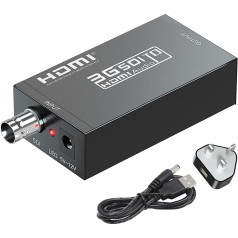 SDI в HDMI конвертер, 1080P HD-SDI/3G-SDI/SD-SDI в HDMI видео аудио конвертер, BNC в HDMI адаптер для SDI камеры монитора проектора