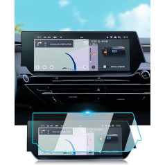 BIXUAN Navigācijas ekrāna aizsargstikls saderīgs ar Citroen C5 X 12 Inch 2022 2023 Screen Protector Transparent 9H Scratch-Resistant Tempered Gla GPS Navigation Film