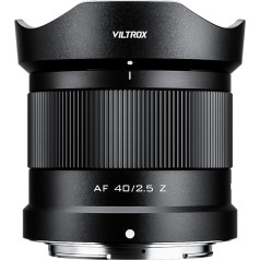 VILTROX 40mm F2.5 Z Mount Objektiv, AF 40mm f/2.5 Z Vollformat Objektiv für Nikon Z Mount Zf Zf Z7II Z6II Z8 Z9 Z5 Z30 Z50