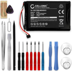 CELLONIC® GPS rezerves akumulators 361-00035-00 KE37BE49D0DX3 - Rezerves akumulators navigācijas ierīcei Garmin Edge 800 / Edge 810 / Edge Touring 1000 mAh + instrumentu komplekts Navigācijas akumulators