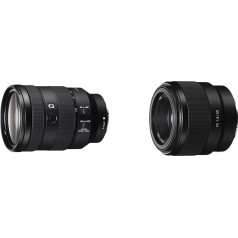 Sony FE 24-105mm f/4G OSS | Pilna kadra, standarta tālummaiņas objektīvs (SEL24105G) un standarta objektīvs SEL-50F18F