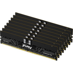 Kingston Fury Renegade Pro Expo 256GB 6400MT/s DDR5 ECC Reg CL32 DIMM (komplekts ar 8 atmiņas moduļiem) - KF564R32RBE2K8-256