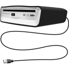 Iegefirm USB 2.0-Schnittstelle Autoradio CD/DVD Dish Box Player Externe Stereoanlage für Android