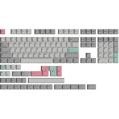 Dye Sublimation taustiņu vāciņi Cherry Profile pielāgotai merkanāla tastatūrai ar 139 taustiņiem (Modern Dagger)