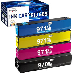 Jagute 970XL 971XL saderīgas kasetnes priekš HP 971 970 printeru kasetnes, kas paredzētas HP Officejet Pro X476dw X576dw X451dw X551dw (4 gab.)