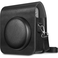 Fintie Tasche für Fujifilm Instax Mini 90 Neo Classic Sofortbildkamera - Premium Schutzhülle Reise Kameratasche Hülle Abdeckung mit abnehmbaren Riemen, Schwarz