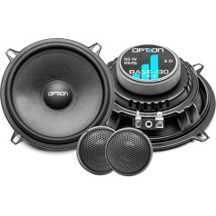 Option BASE-130 2-kanālu 13 cm skaļruņu sistēma - 3 Ohm, 86 dB, 55 W RMS - 1 auto skaļruņu pāris