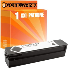 Gorilla-Ink 1 XXL Cartridge Compatible with HP 970XL Black Pigment Ink OfficeJet Pro X 450 Series 451 DN 451 DW 470 Series 476 DN 476 DW 551 DW 576 DW