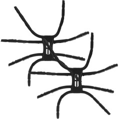 Universāls mobilā tālruņa turētājs - 2 gab. zirneklis mobilā tālruņa turētājs Universāls daudzfunkcionāls portatīvs zirneklis turētājs mobilajam tālrunim Visu viedtālruņu turētājs un statīvs automašīnas velosipēda galdam