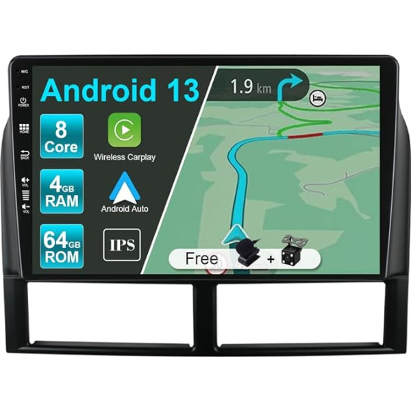 JOYX Android 12 IPS Auto Radio piemērots Jeep Grand Cherokee WJ (1998-2004) - 4G+64G - Iebūvēts DSP/Carplay/Android Car - Kamera + MIC - 9 collu 2 DIN - Vadāms no stūres WiFi DAB 360 kamera