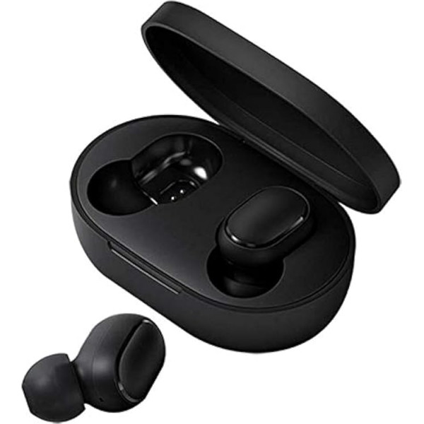 Xiaomi Mi True Wireless Earbuds Basic Bluetooth In-Ear austiņas iOS/Android (brīvroku funkcija, mūzikas vadība, balss asistents, 4 stundas atskaņošanas laiks, uzglabāšanas kaste ar uzlādes funkciju) Melns