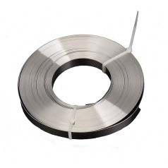 Beyondlife 3/4 Inch (19 mm) Width 304 Stainless Steel Strapping Band (100 Foot Roll) for Strapping 0.03 Inch Thick Coils