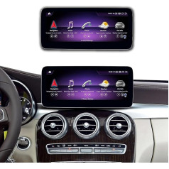 Ninetom Android 13 Auto radio ar 10,25 collu skārienjūtīgo ekrānu ar Wireless Carplay un Android Car 2015-2018 Mercedes Benz A/C/V-CLAS W176 CLA GLA GLC X156 W447 ar NTG5.0, atbalsta Mirrorlink, kameru