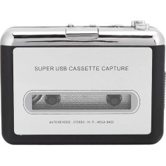 Кассетный магнитофон, конвертер кассет в MP3 через USB, портативный кассетный магнитофон Walkman, кассетный плеер, преобразование кассет в MP3 фор