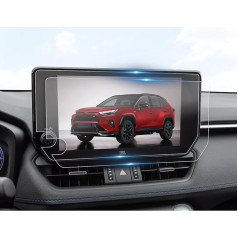 BIBIBO Premium Navigation Film priekš Toyota RAV4 2023, 10,5 collu PET ekrāna aizsargplēve automašīnai, Toyota RAV4 ekrāna aizsargplēve pret skrāpējumiem, Toyota RAV4 ekrāna aizsargplēve (2 gab.)