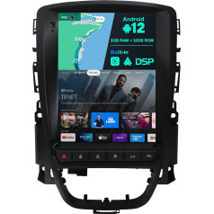 BXLIYER Android 12 IPS Auto Radio piemērots Opel Vauxhall Astra J Buick Excelle XT GT (2006-2016) - Iebūvēts CarPlay Android Car - Bezmaksas kamera - 2G + 32G - 9,7 collu 2 DIN - DSP DAB SWC Fast Boot