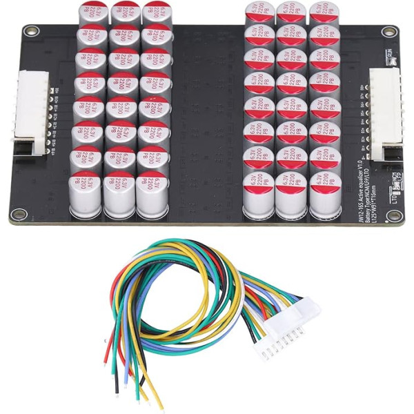 Ejoyous litija akumulatoru balansēšanas padome, 12-16S PCB universāls aktīvā ekvalaizera modulis 1.8V-4.5V strāvas sprieguma balansētājs LTO LPO LFP