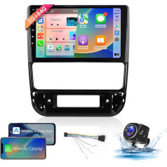 8 kodolu 2 + 64G: Rācija ar Android auto/WiFi/GPS/RDS/FM/Bluetooth/USB + atpakaļgaitas kamera, 9 collu skārienjūtīgais ekrāns, Android auto radio ar Android auto/WiFi/GPS/RDS/FM/Bluetooth/USB + atpakaļgaitas kamera