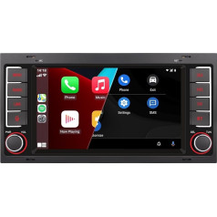 LXKLSZ Auto radio, kas saderīgs ar Wireless Carplay/Android Car priekš VW Touareg Transporter T5 Multivan ar IPS Touch Screen/Bluetooth/Mirror Link/FM/AM/USB