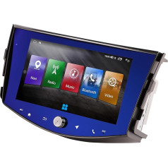 OVRICH Android auto radio priekš Toyota RAV4 (2006 ~ 2012) Radio Stereo multivides 8 IN Blue Ray ekrāns ar bezvadu Carplay Android Car, Bluetooth, SWC, WiFi savienojums, 4G, FM RDS, [4+64G]