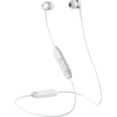 Sennheiser CX 150BT Bluetooth 5.0 bezvadu austiņas - 10 stundu akumulatora darbības laiks, USB-C ātrā uzlāde, savienojums ar divām ierīcēm, baltas (CX 150BT White)