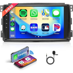 2G+64G Android Autoradio 2 Din für VW Polo 6R 6C 9N 2008-2016 mit Wireless Carplay Android Auto Navi GPS WiFi 9 Zoll Autoradio mit Mirror Link Bluetooth FM/RDS/DAB/OBD Lenkradsteuerung Rückfahrkamera