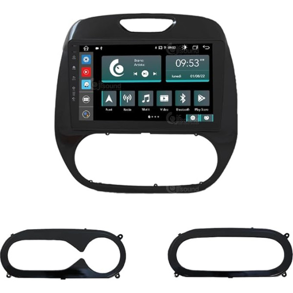 Personalizēts auto radio Renault Captur 2013-2016 (ar Medianav vai centrālo USB) Android GPS Bluetooth Bluetooth WiFi USB DAB+ Touchscreen 9 collu 8core Carplay Android Car